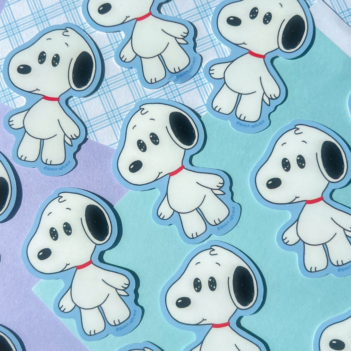Puppy Wrist Lanyard Keychain and Sticker