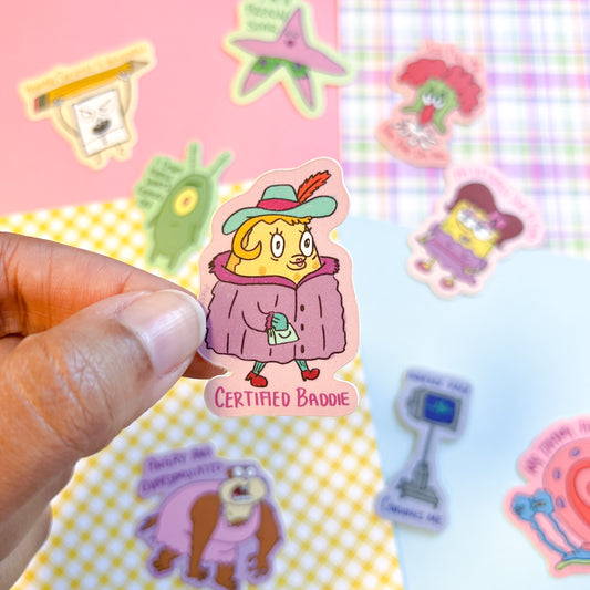 Sponge and Friends Existential Crisis Stickers