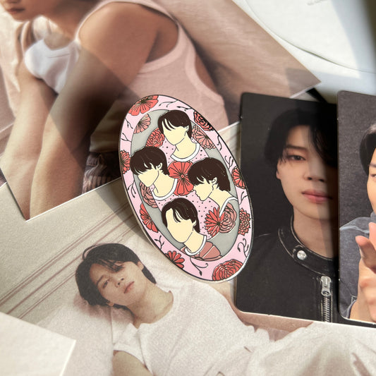 Face Flower Pin