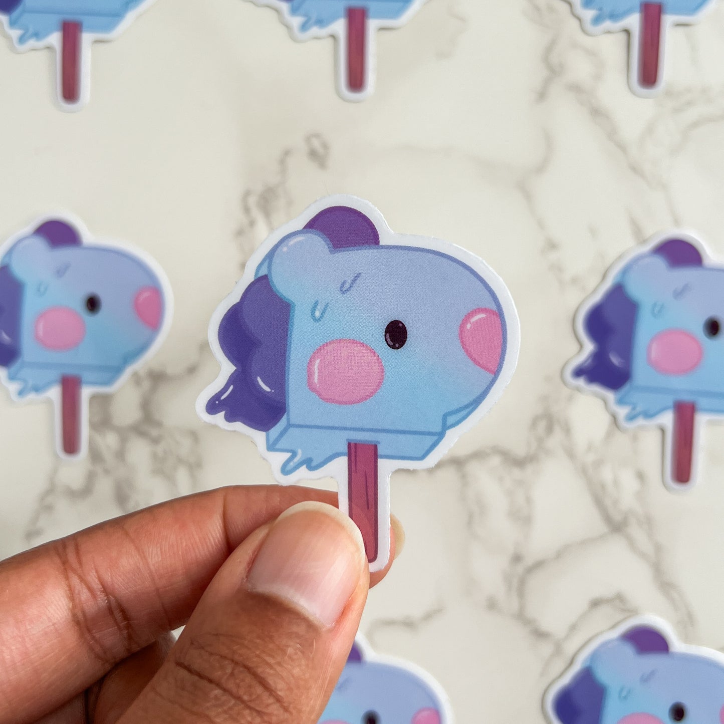 OT7 Transparent Foodie Sticker