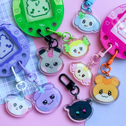 Kpop Character Acrylic Keychains