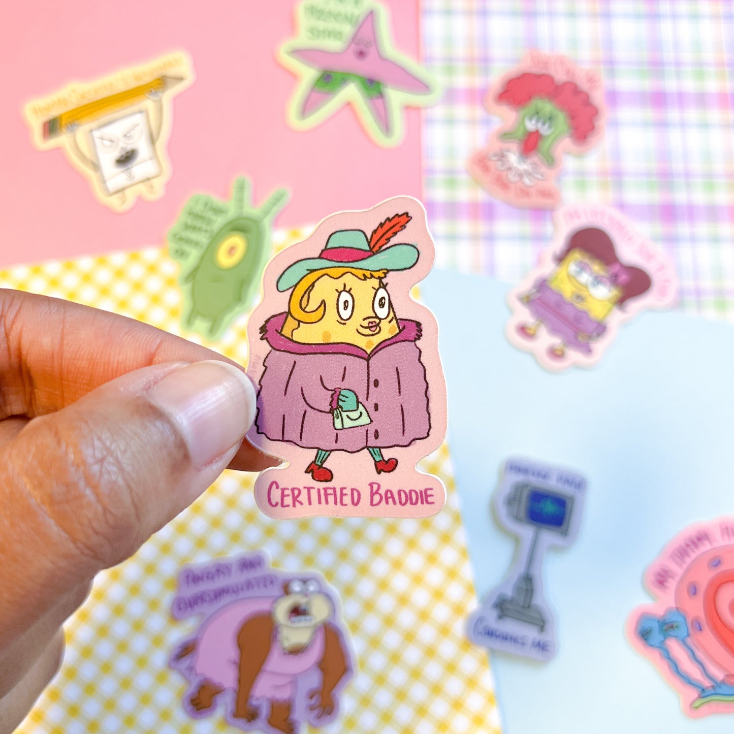 Sponge and  Friends Existential Crisis Stickers