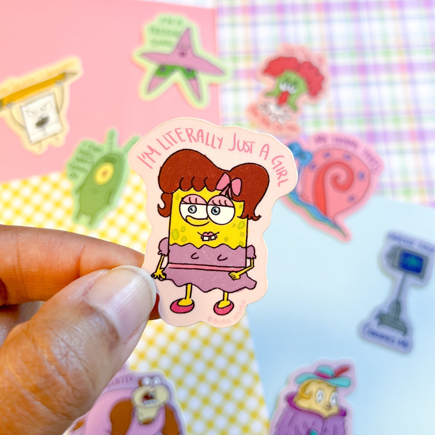 Sponge and  Friends Existential Crisis Stickers