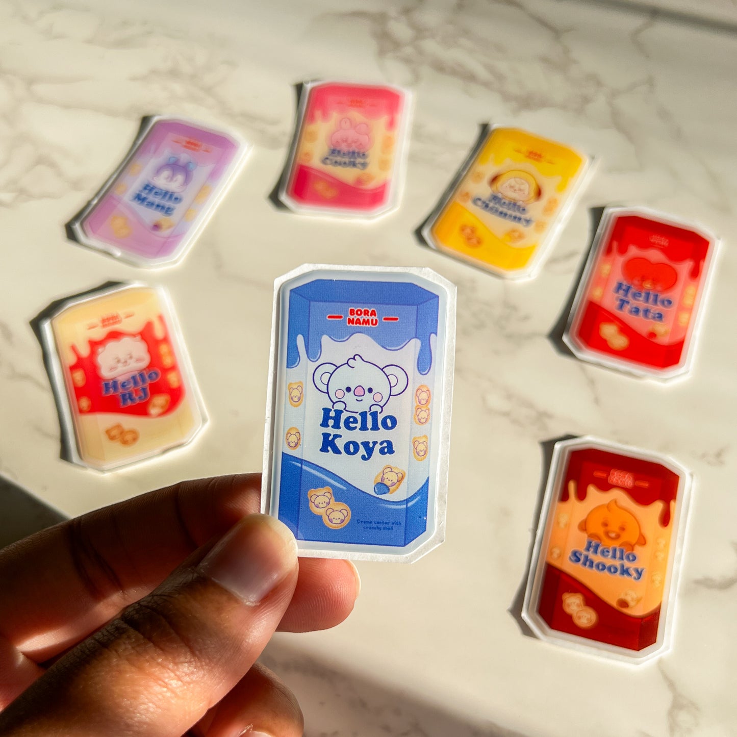 OT7 Hello Cookie 3D Sticker