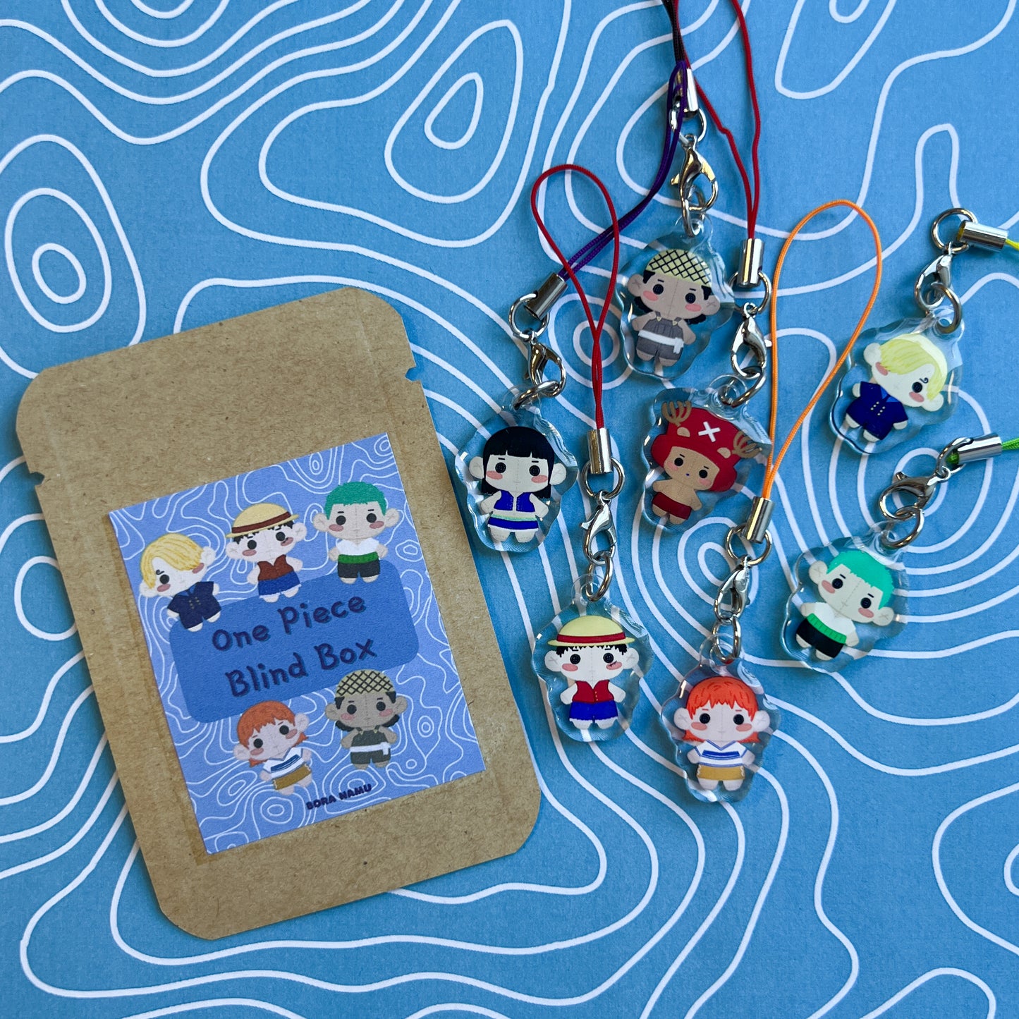OP Pirate Doll Blind Box Phone Charm