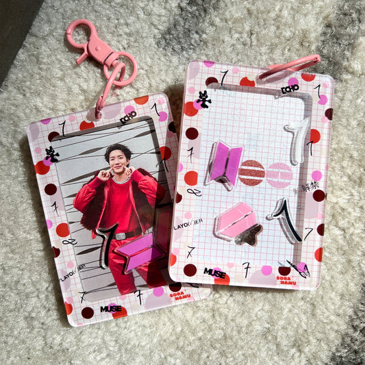 Kpop Tour Shaker Photocard Holder