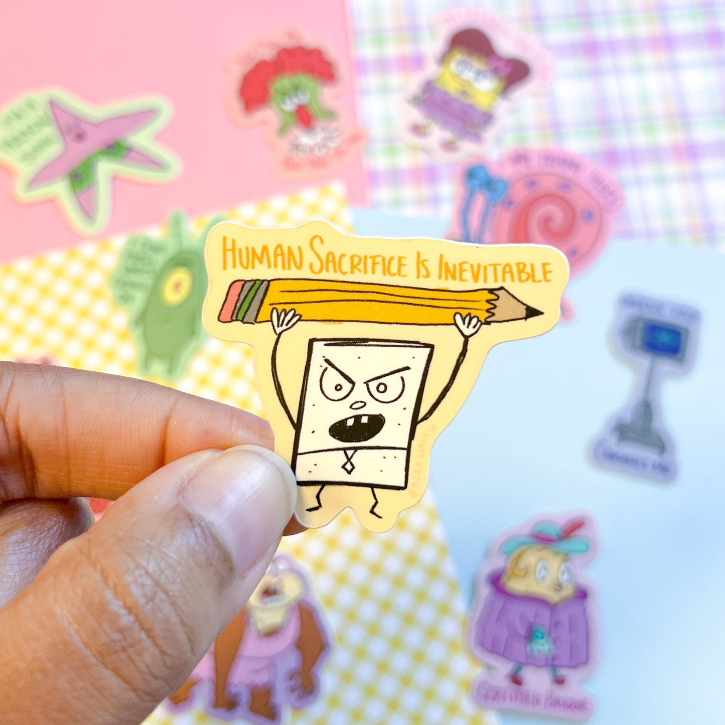 Sponge and  Friends Existential Crisis Stickers