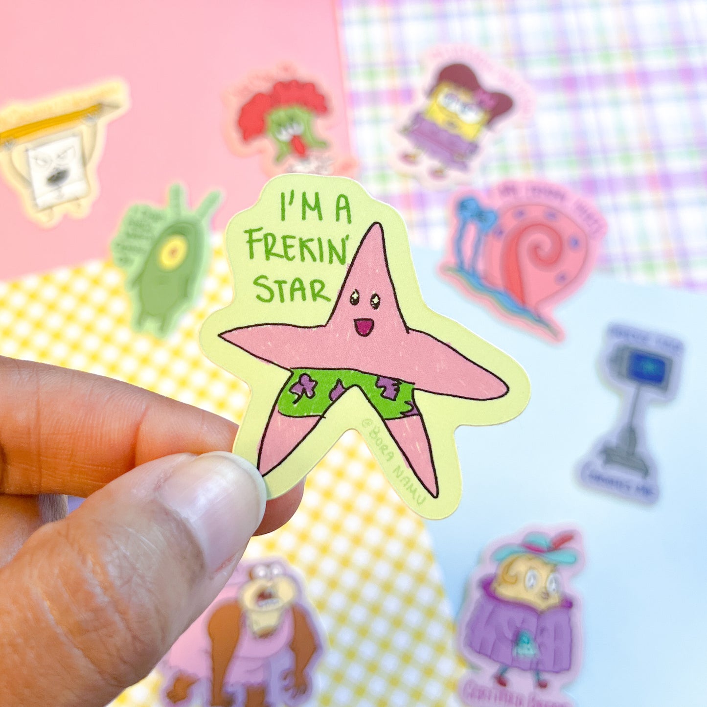 Sponge and  Friends Existential Crisis Stickers