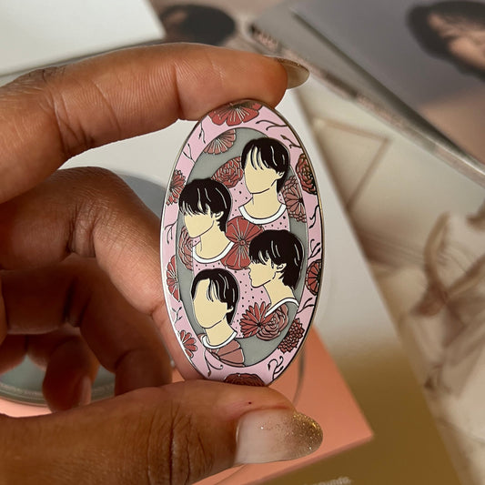 Face Flower Pin