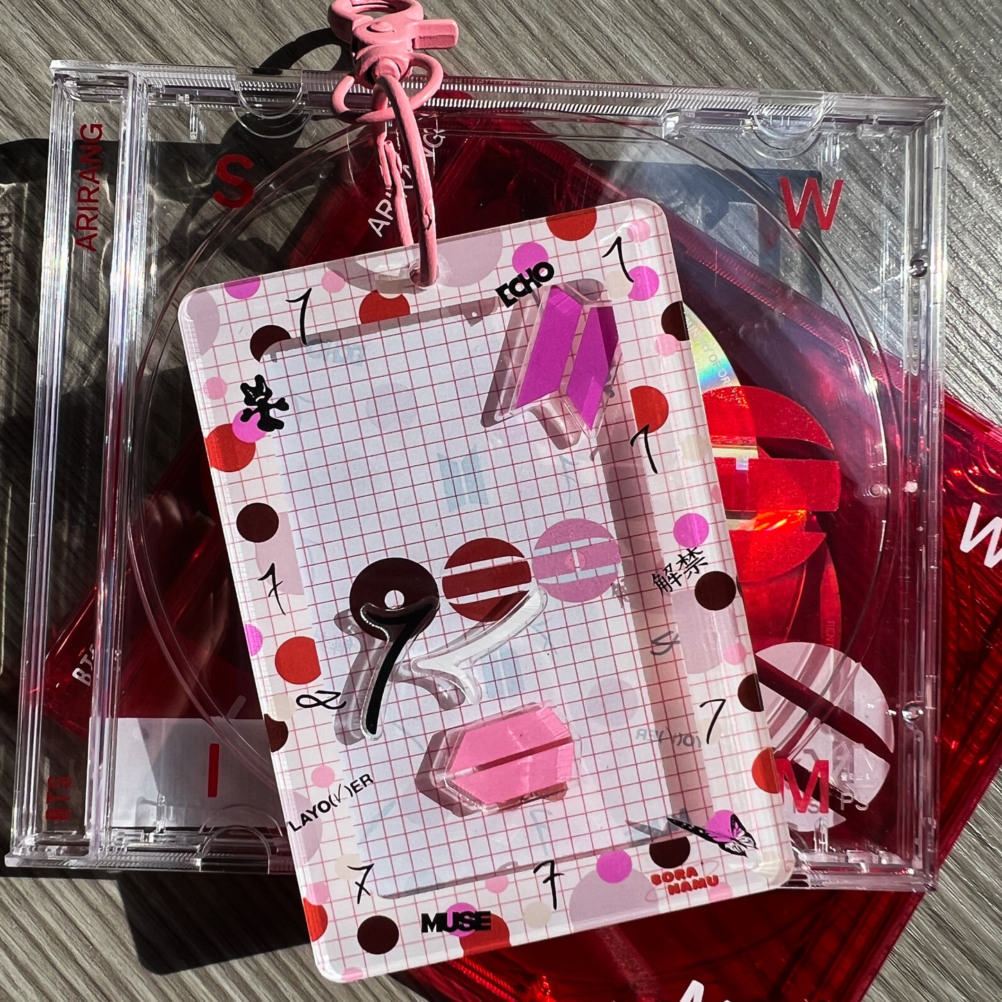 Kpop Tour Shaker Photocard Holder