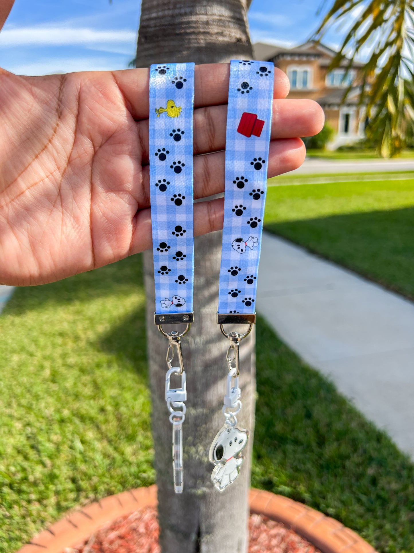 Puppy Wrist Lanyard Keychain and Sticker