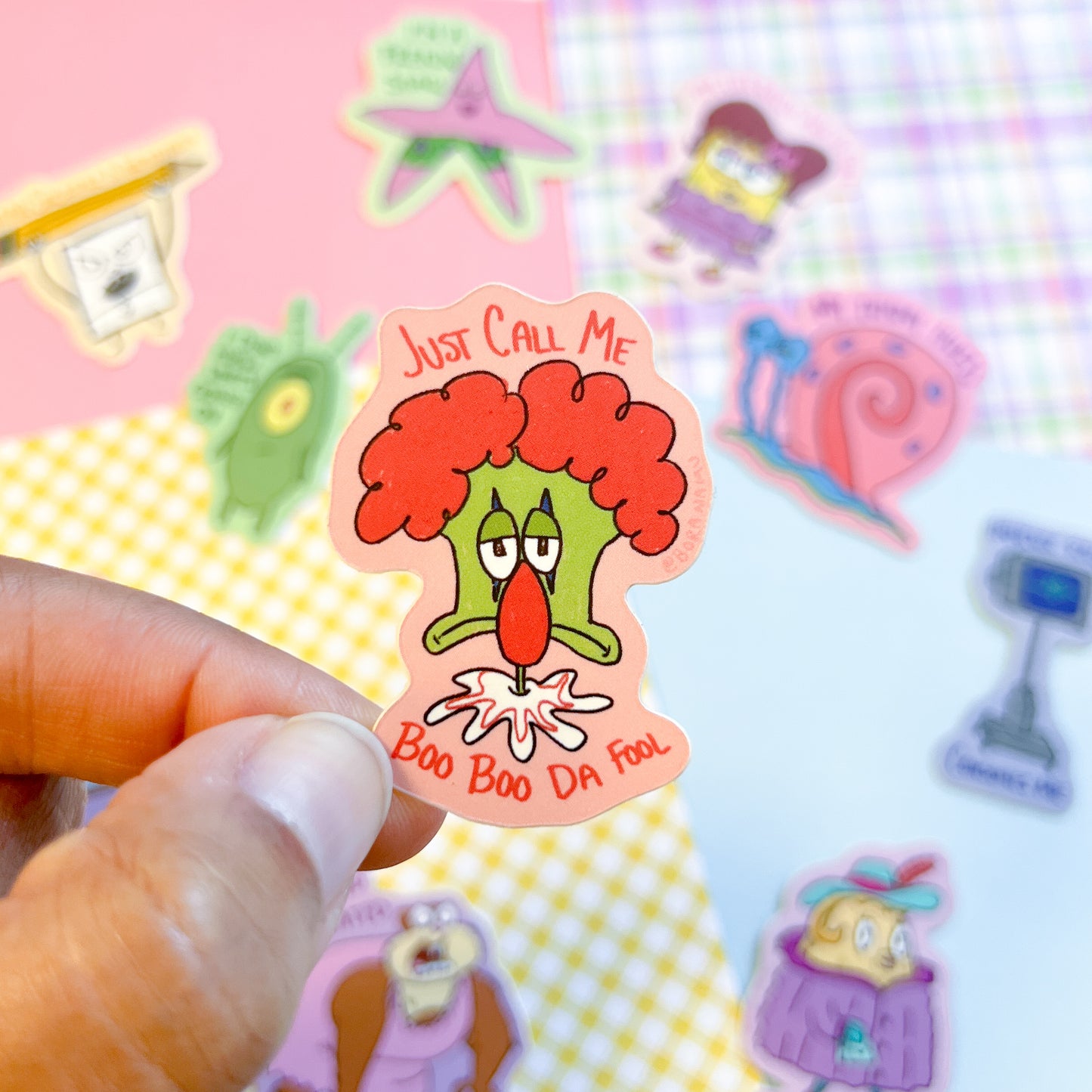 Sponge and  Friends Existential Crisis Stickers