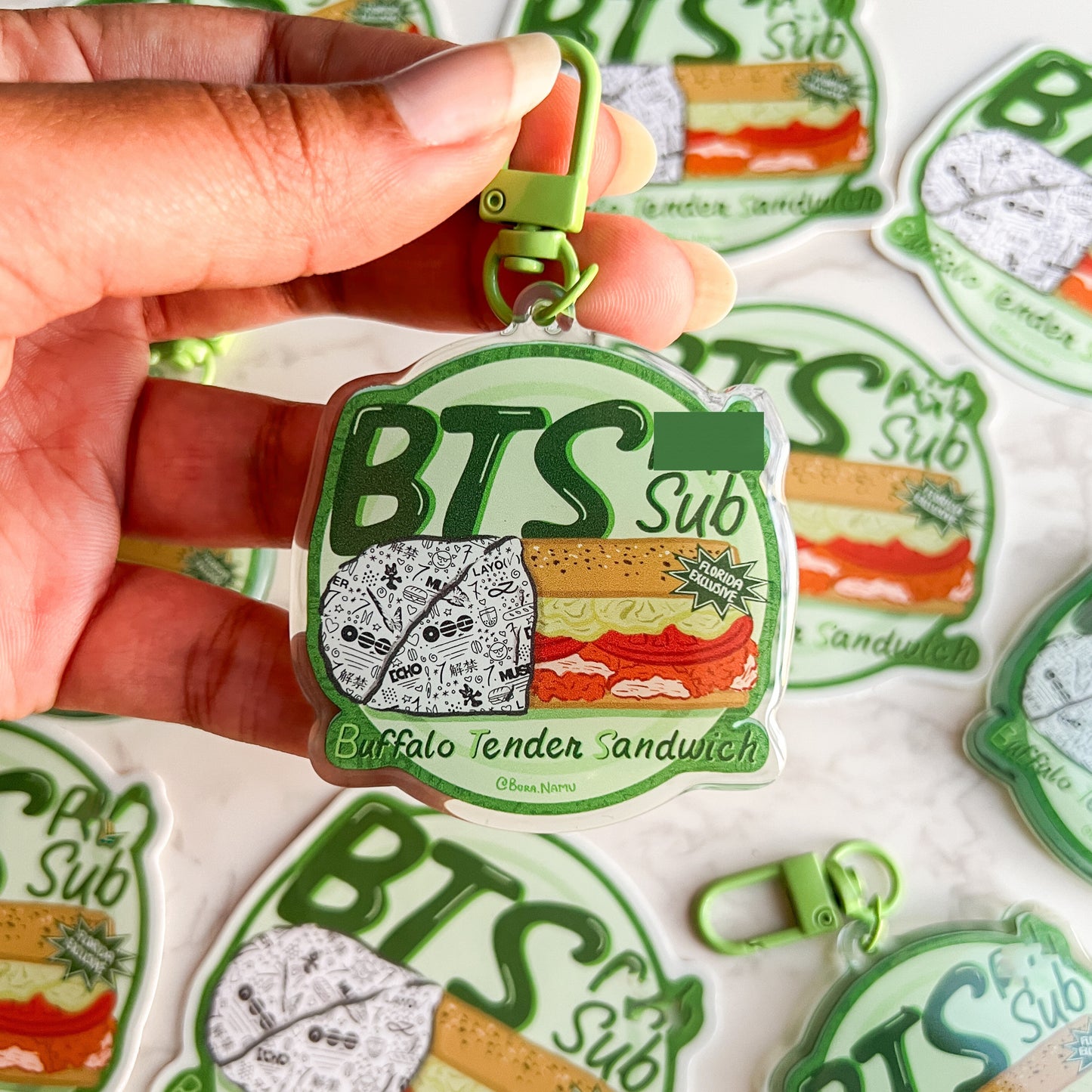 OT7 Florida Sandwich Keychain